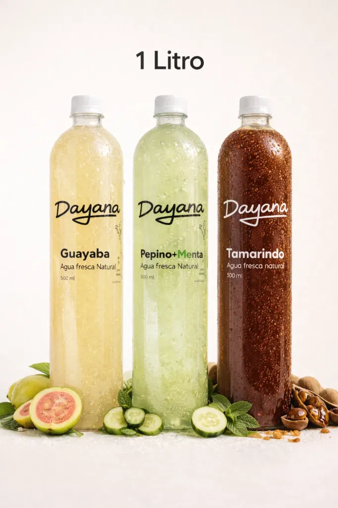 Agua Fresca Natural Dayana 1L MDM (Limon)